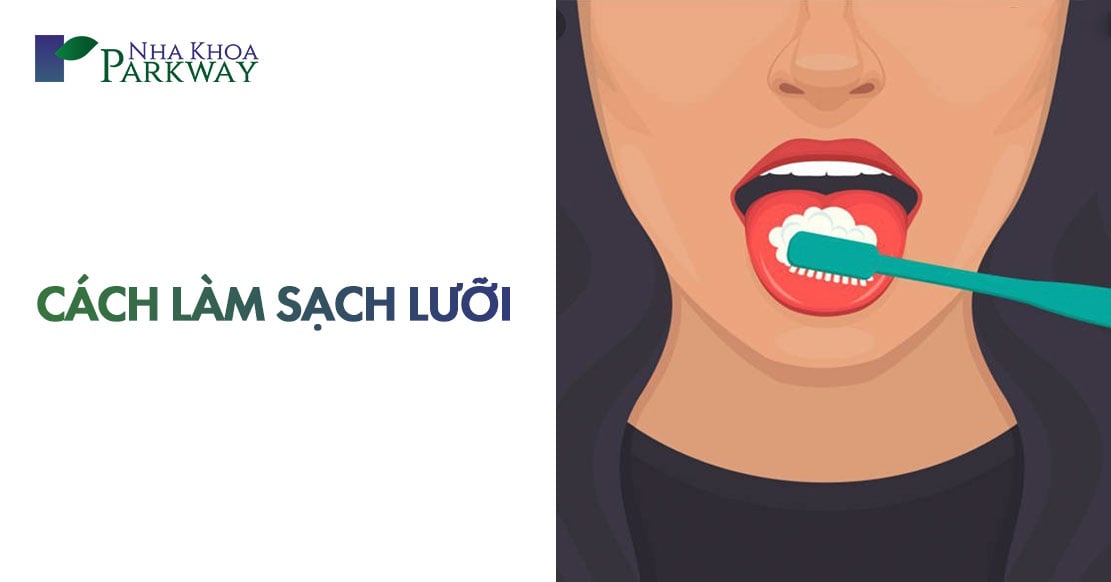 cách làm sạch lưỡi bị trắng cho người lớn và trẻ em