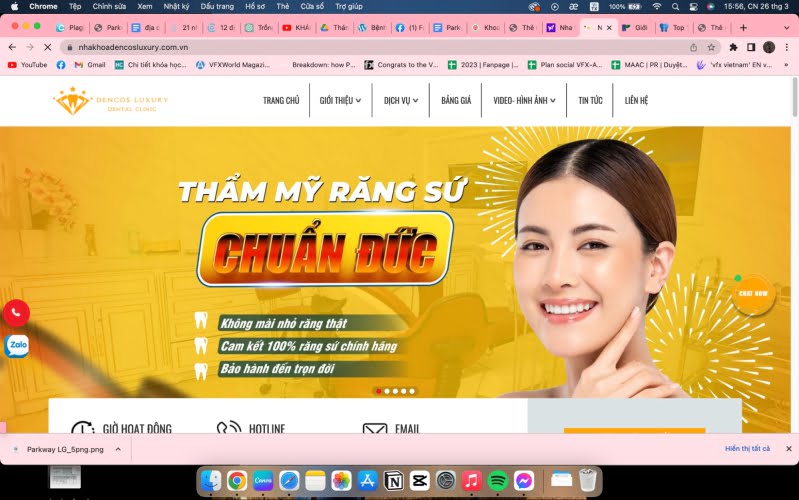 Khoa răng hàm mặt tại Bệnh viện Quân Y 103