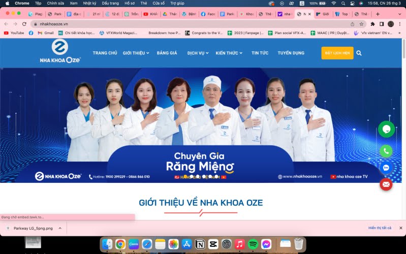 Khoa răng hàm mặt tại Bệnh viện Quân Y 103